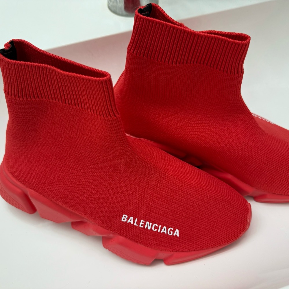 Socks sneakers red Balenciaga